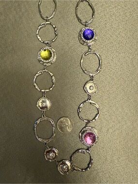Ginger Snaps 36in Interchangeable Necklace with 6 Snaps